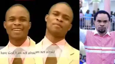 Nigerians dig up old video of Odumeje as a gospel singer