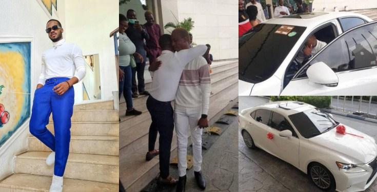 Singer, Korede Bello gifts his manager a brand new Lexus car