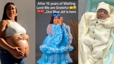 Nigerian woman welcomes baby after 15-year wait
